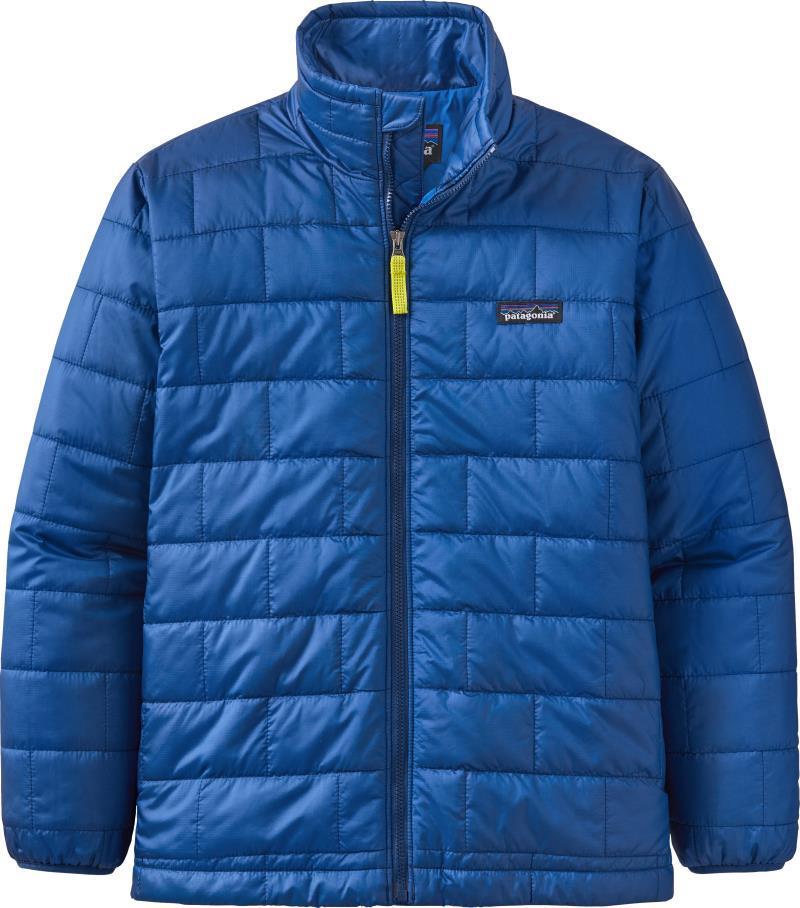 Nano Puff Brick Quilt Jacket - Kids - superior blue 1