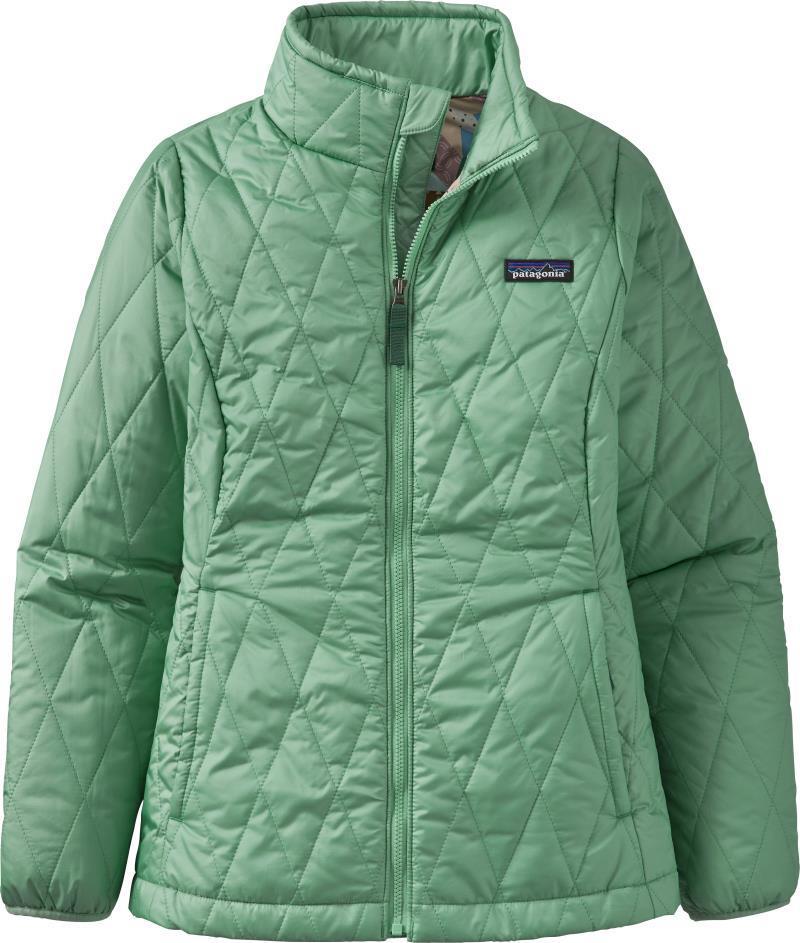 Nano Puff Diamond Quilted Jacket - Kids - Gypsum Green 1