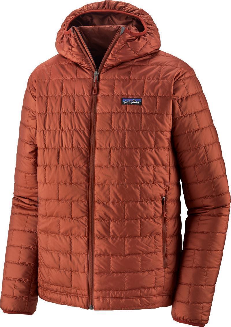 Nano Puff Hoody - Mens - Barn Red 1
