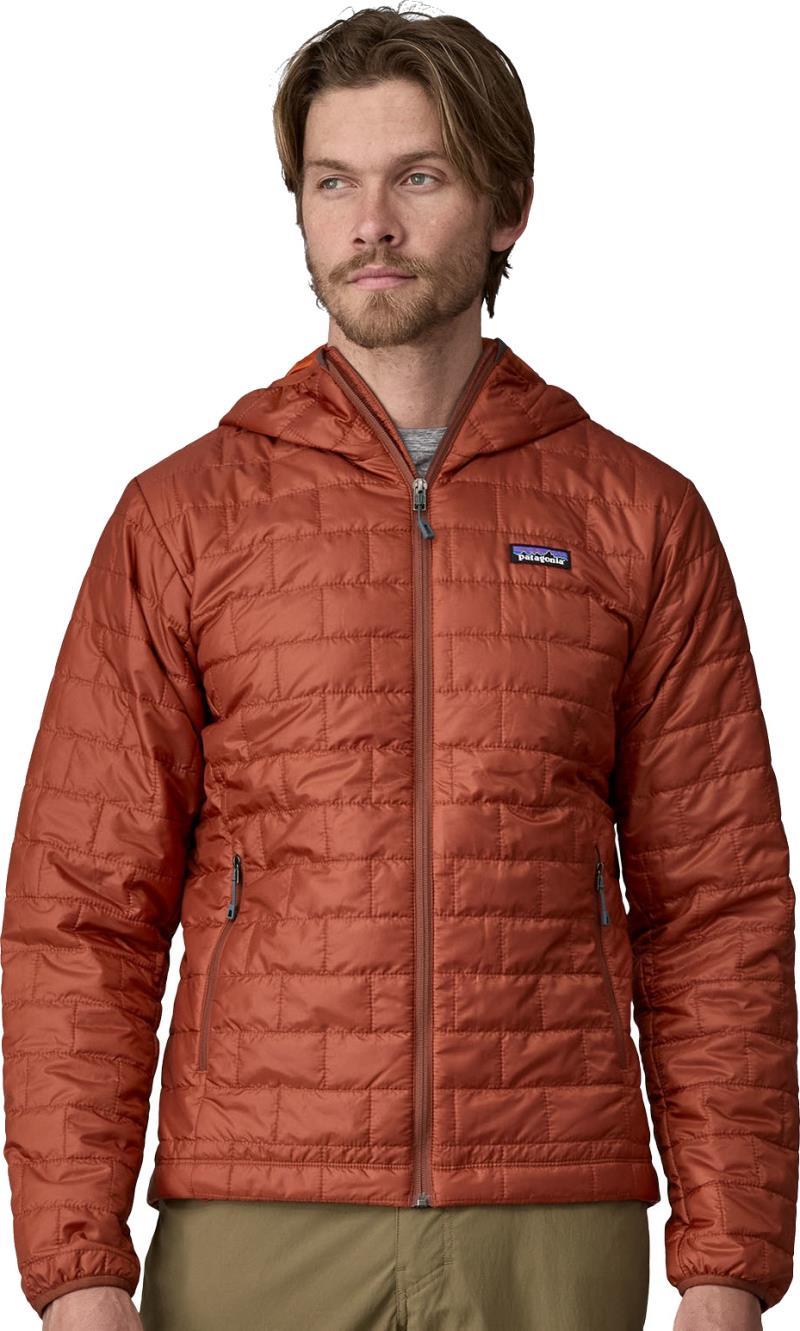 Nano Puff Hoody - Mens - burnished red 1