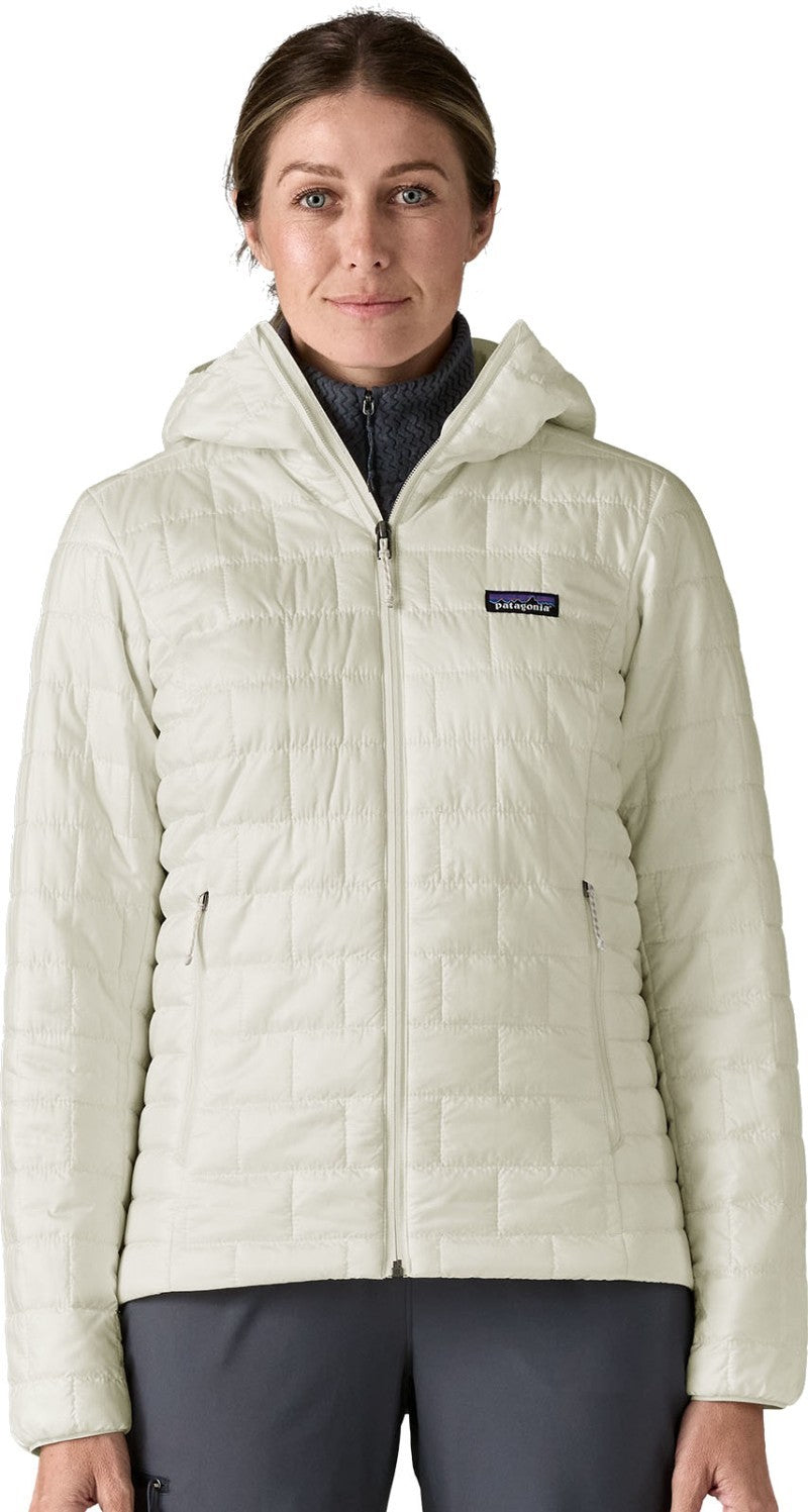 Nano Puff Hoody - Womens - birch white 1