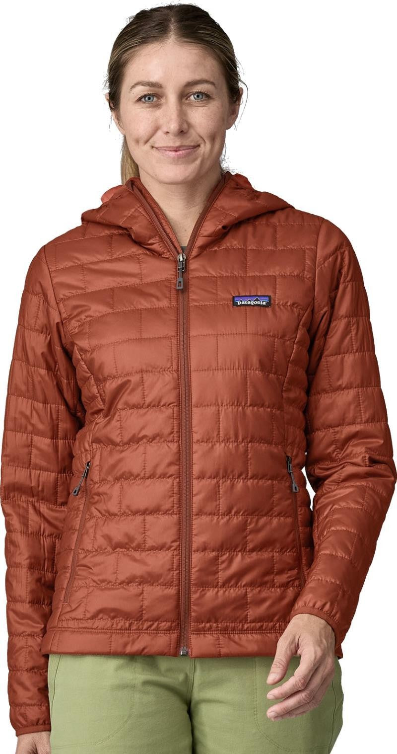 Nano Puff Hoody - Womens - burnished red 1