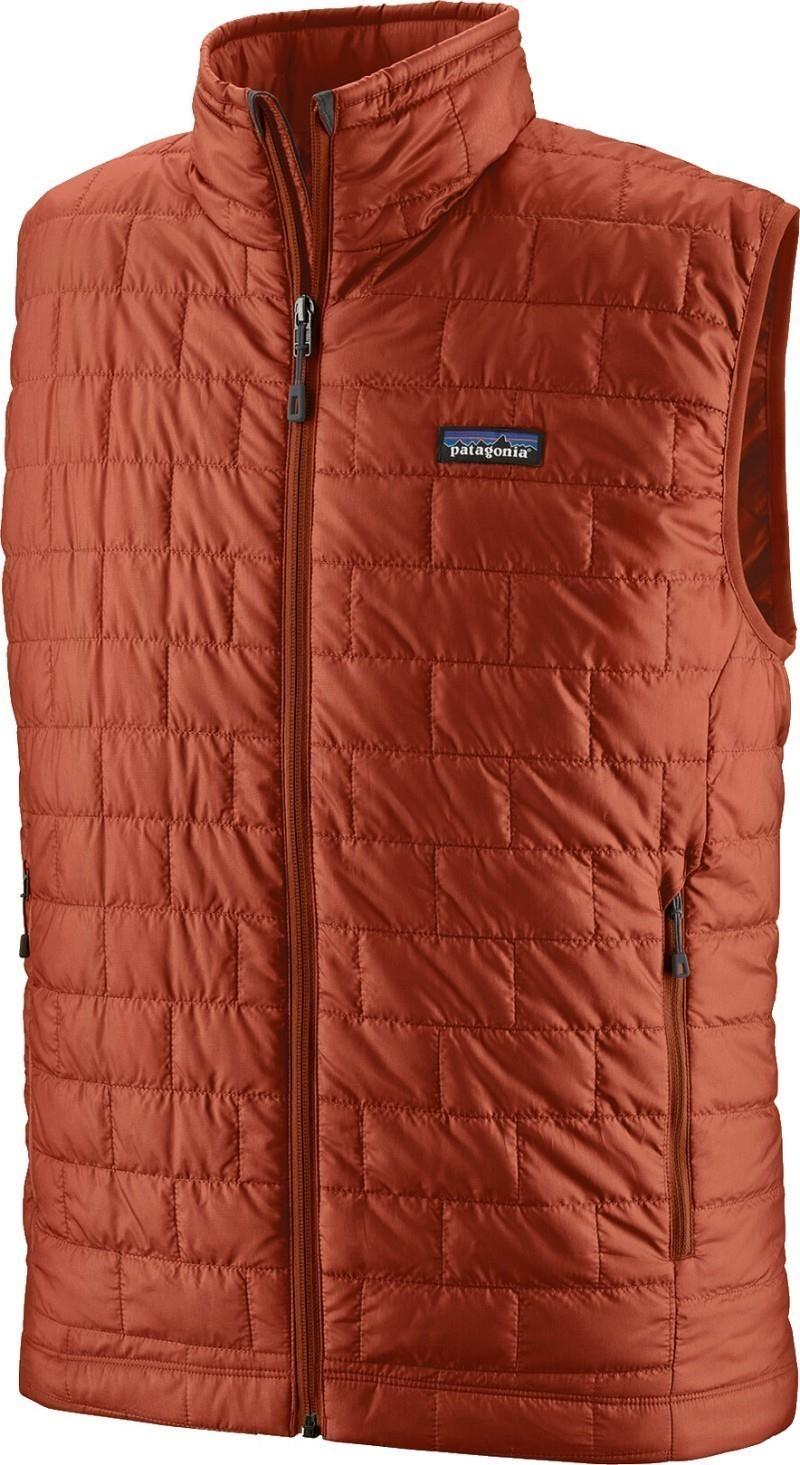 Nano Puff Vest - Mens - burnished red 1
