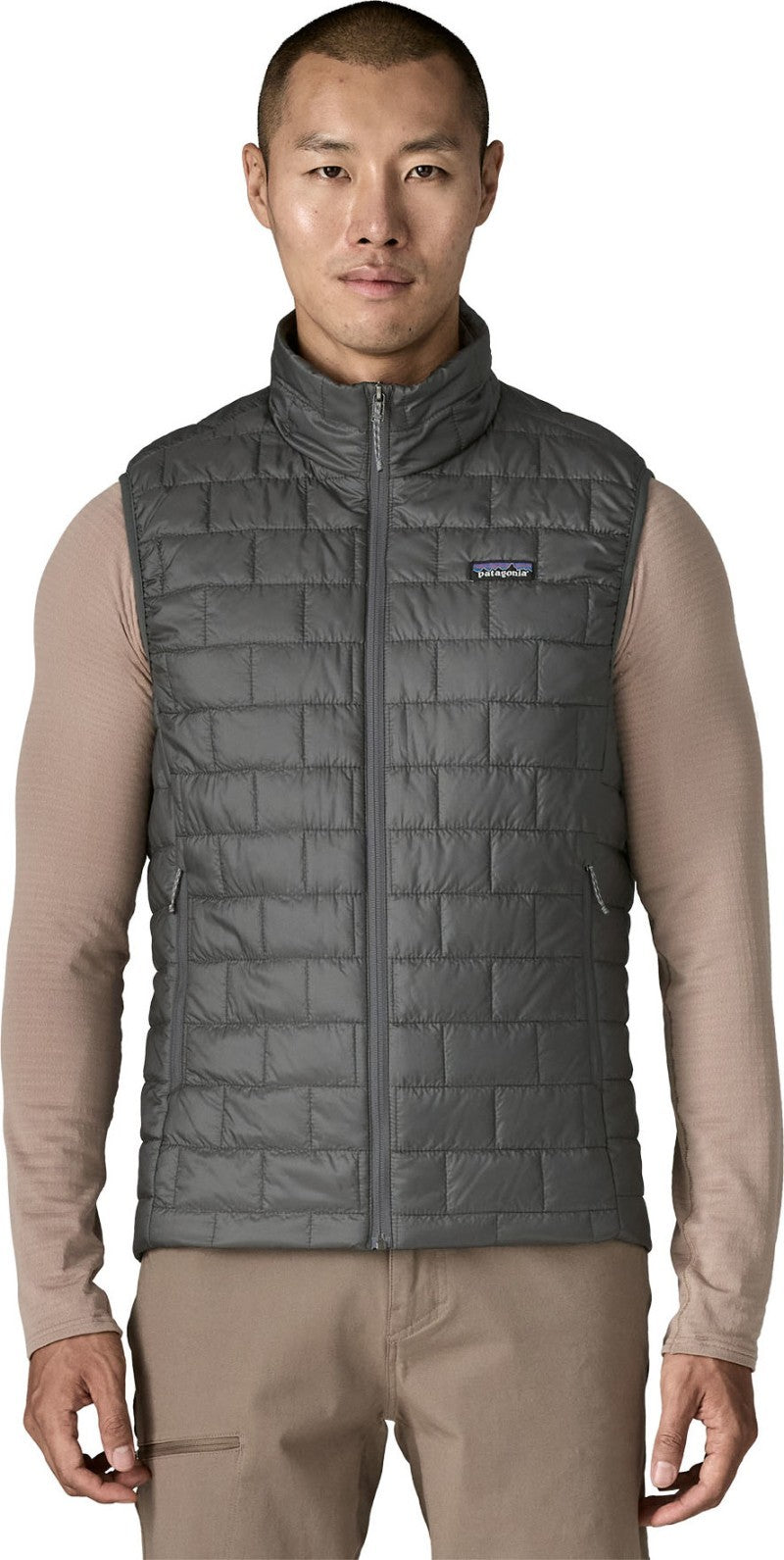 Nano Puff Vest - Mens - forge grey 1