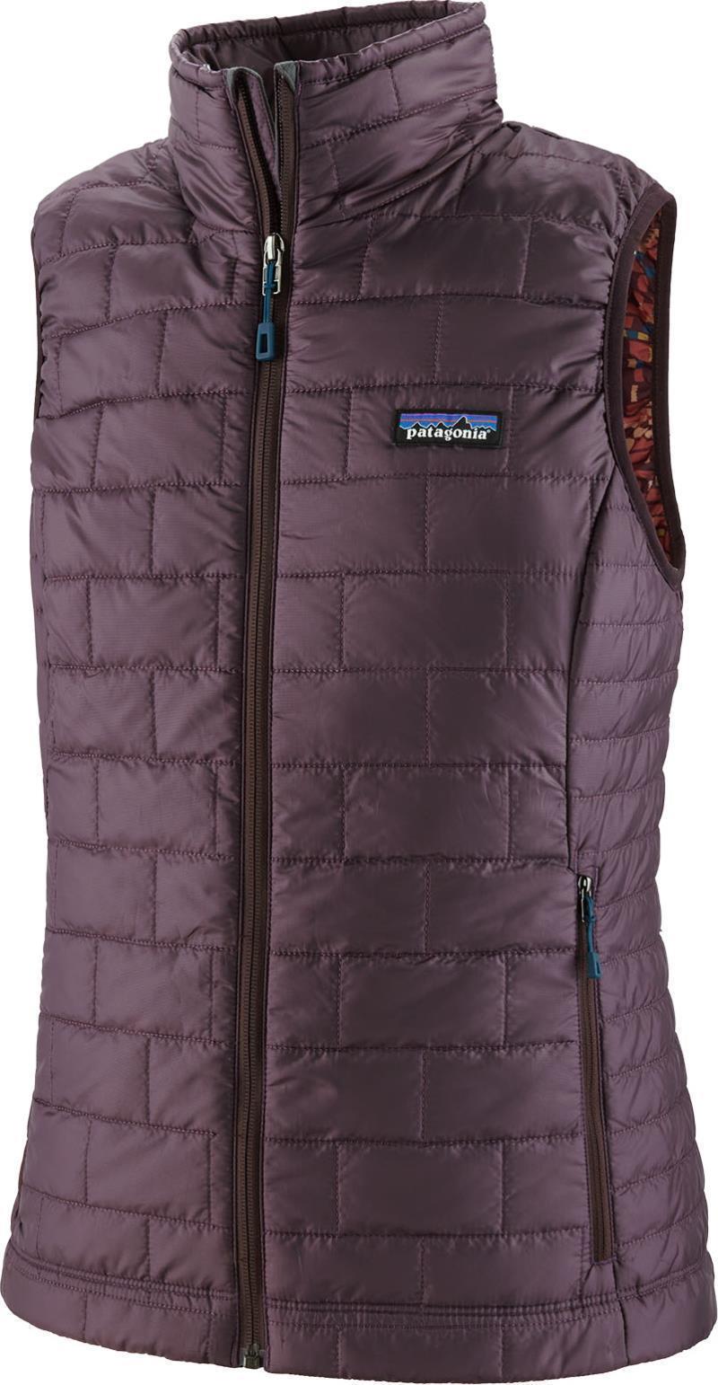 Nano Puff Vest - Womens - Obsidian Plum 1