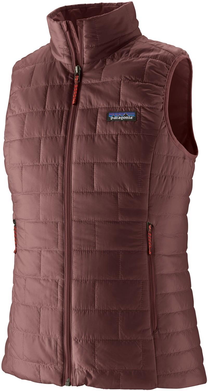 Nano Puff Vest - Womens - dark ruby 1