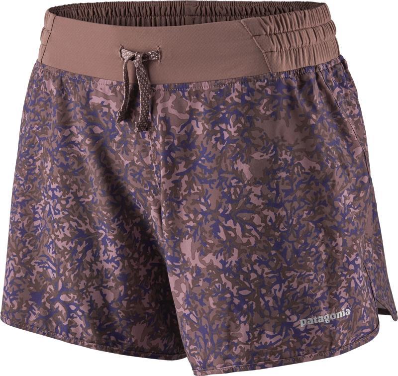 Nine Trails Shorts, 6" Inseam - Womens - Lichen / Dusky Brown 1