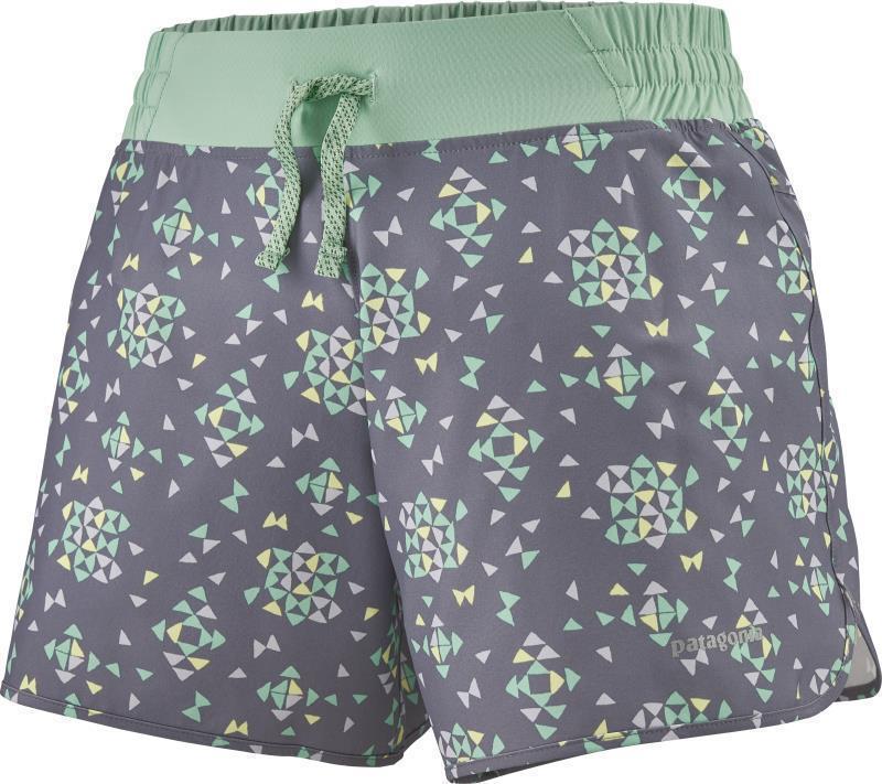 Nine Trails Shorts, 6" Inseam - Womens - Quilty Multi / Smokey Violet 1