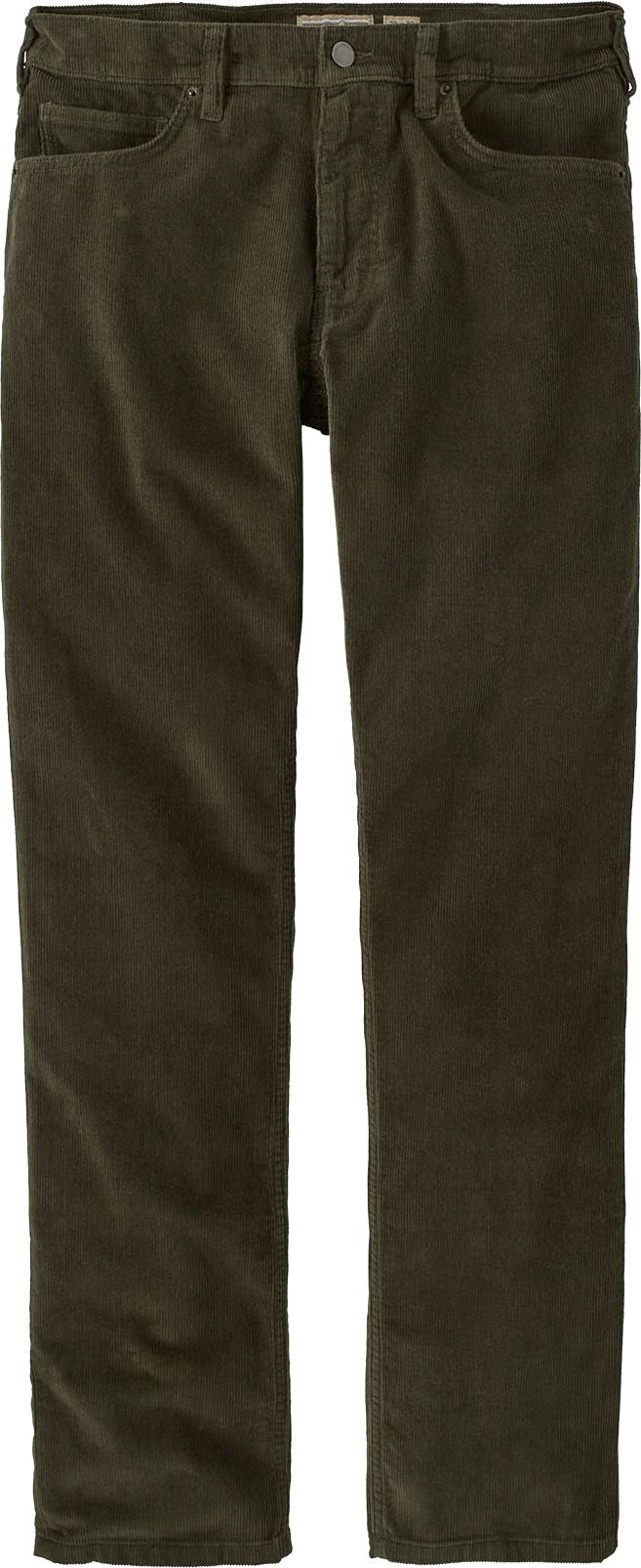 Organic Cotton Corduroy Jeans, Reg - Mens - pine needle green 1