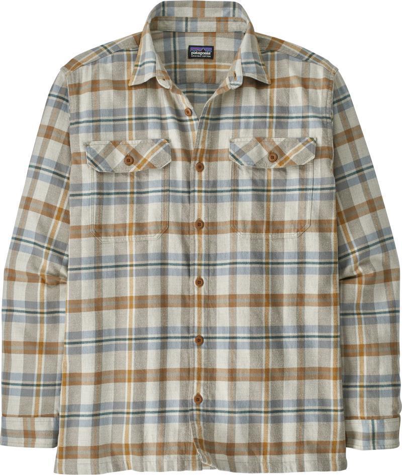 Organic Cotton Midweight Fjord Flannel LS Shirt - Mens - Fields / Natural 1