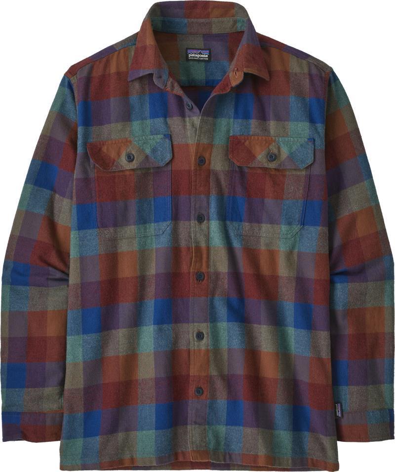 Organic Cotton Midweight Fjord Flannel LS Shirt - Mens - Guides / Superior Blue 1