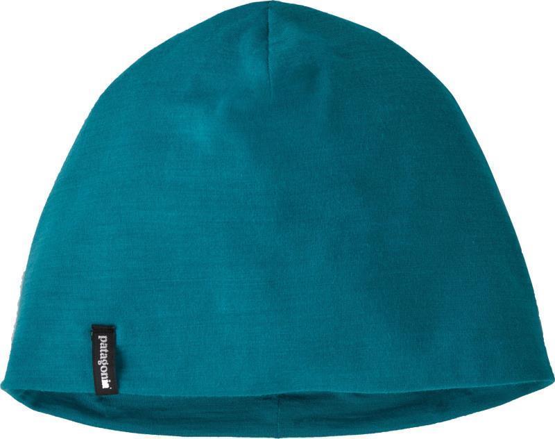 Overlook Merino Wool Liner Beanie - Belay Blue 1