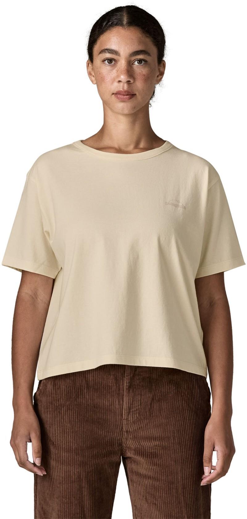 P-6 Cosmos Easy Cut T-Shirt - Womens - undyed natural 1