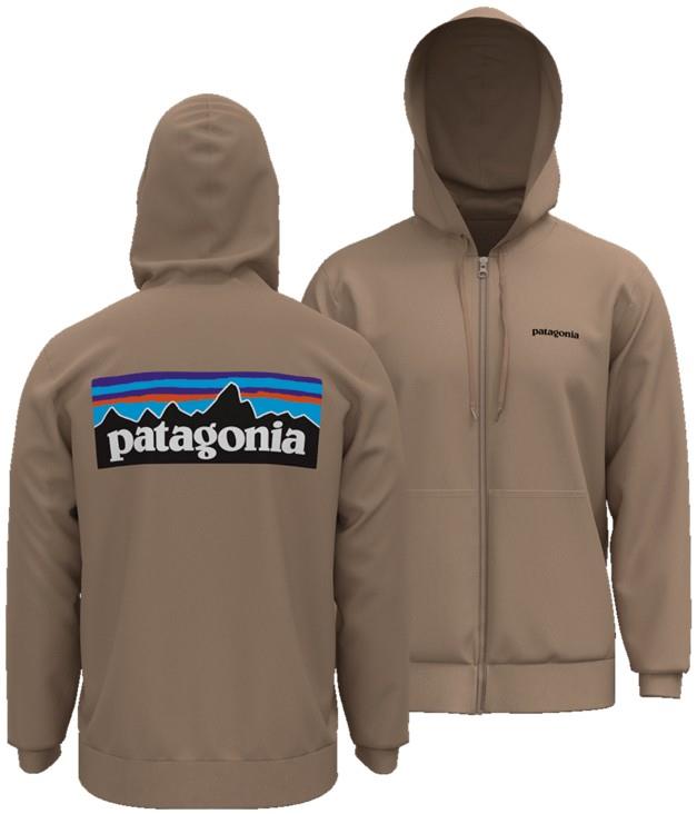 P-6 Logo Daily Full Zip Hoody - Mens - undyed brown 1