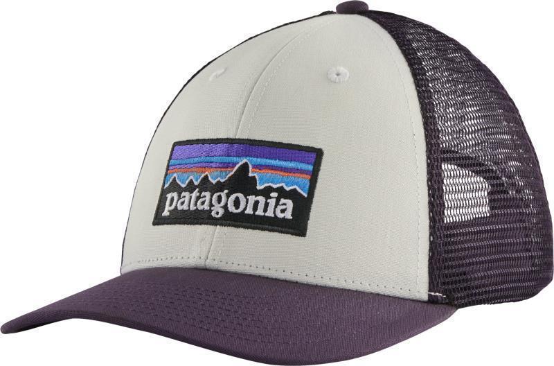 P-6 Logo LoPro Trucker Hat - White w/Piton Purple 1