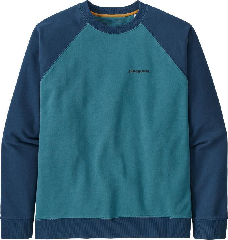 P-6 Logo Organic Crew Sweatshirt - Mens - abalone blue 1