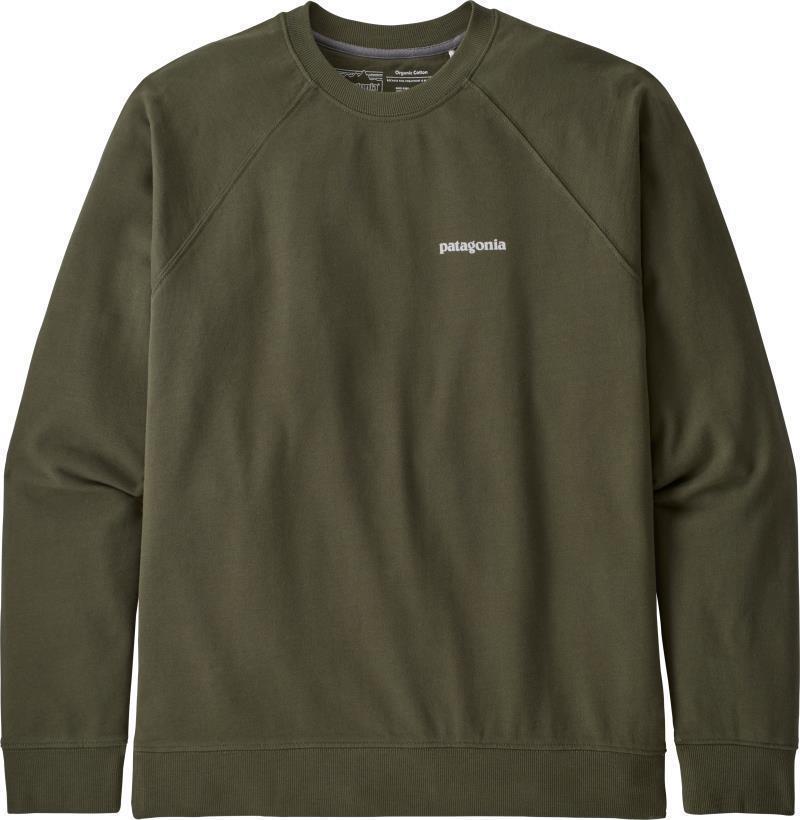 P-6 Logo Organic Crew Sweatshirt - Mens - basin green 1