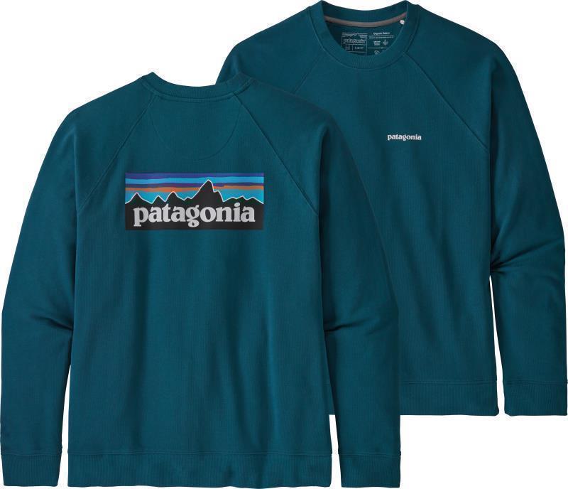 P-6 Logo Organic Crew Sweatshirt - Mens - crater blue 1