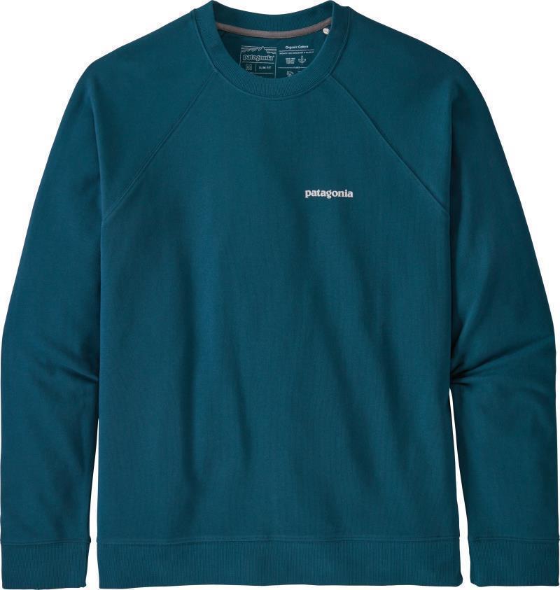 P-6 Logo Organic Crew Sweatshirt - Mens - crater blue 1