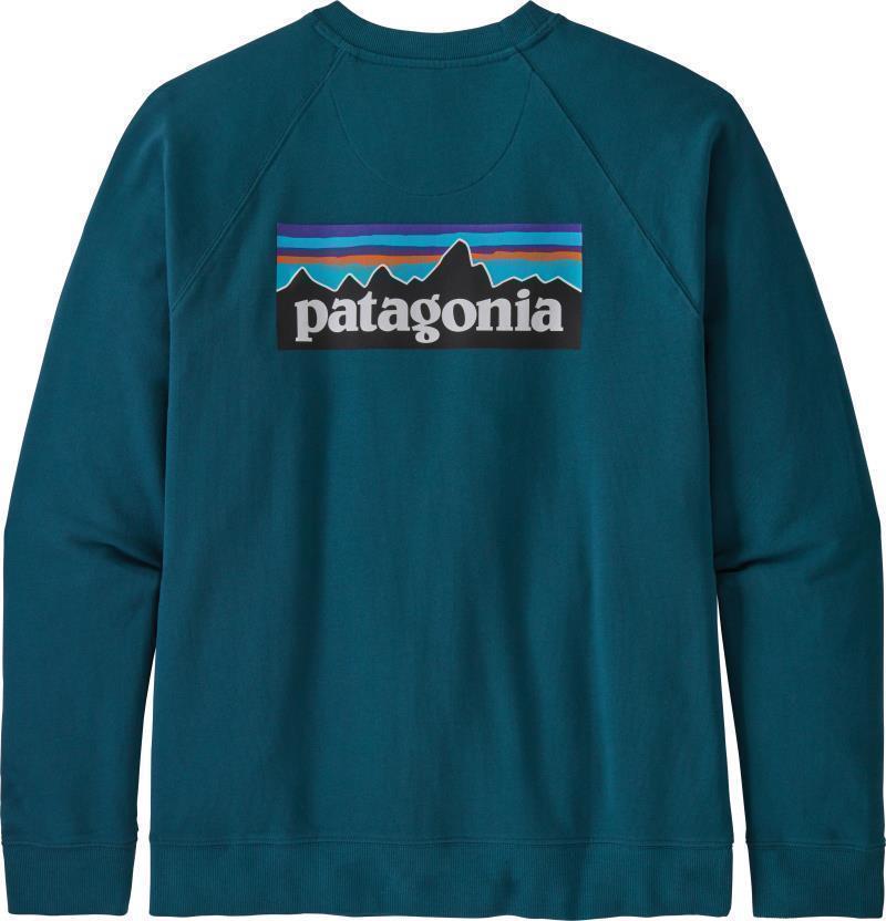 P-6 Logo Organic Crew Sweatshirt - Mens - crater blue 1