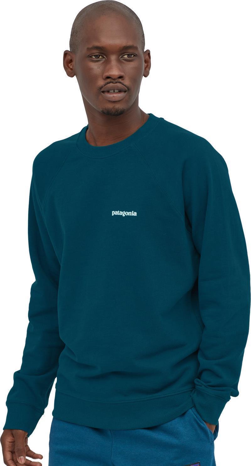 P-6 Logo Organic Crew Sweatshirt - Mens - crater blue 1