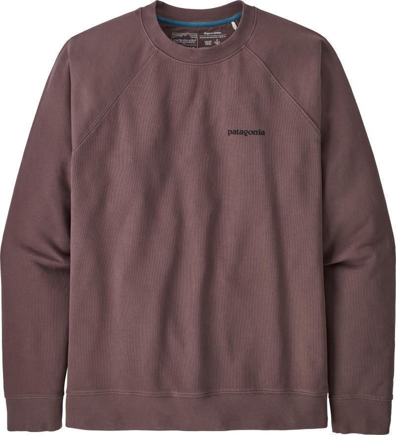 P-6 Logo Organic Crew Sweatshirt - Mens - dusky brown 1