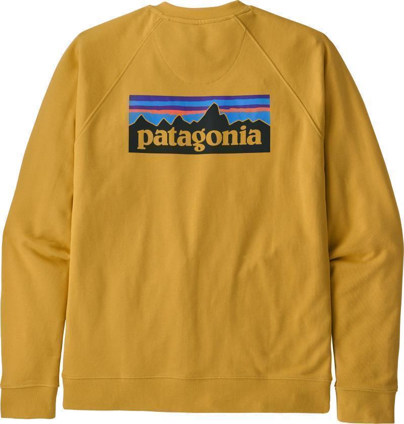 P-6 Logo Organic Crew Sweatshirt - Mens - mountain yellow 1