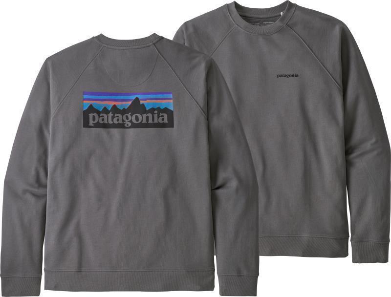 P-6 Logo Organic Crew Sweatshirt - Mens - noble grey 1
