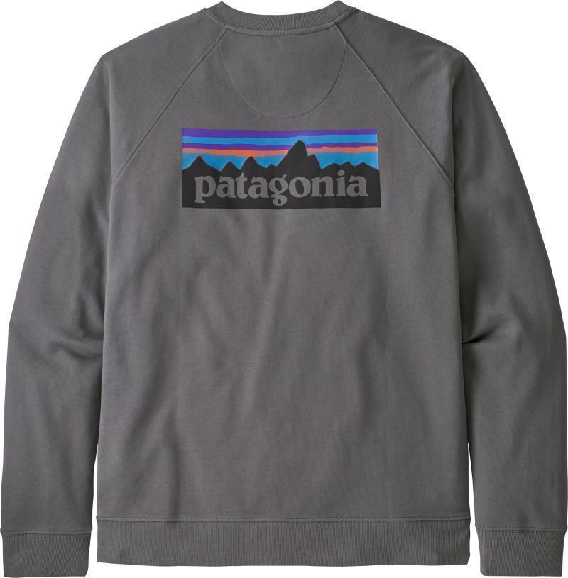 P-6 Logo Organic Crew Sweatshirt - Mens - noble grey 1
