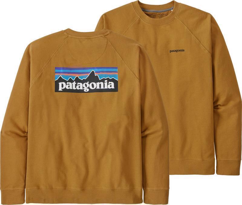 P-6 Logo Organic Crew Sweatshirt - Mens - oaks brown 1