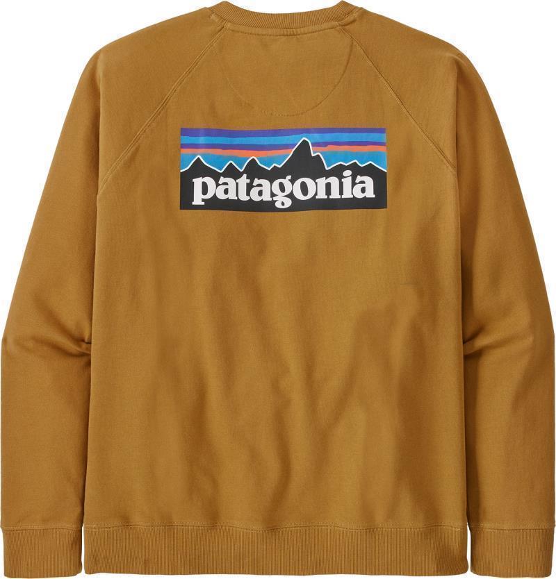 P-6 Logo Organic Crew Sweatshirt - Mens - oaks brown 1
