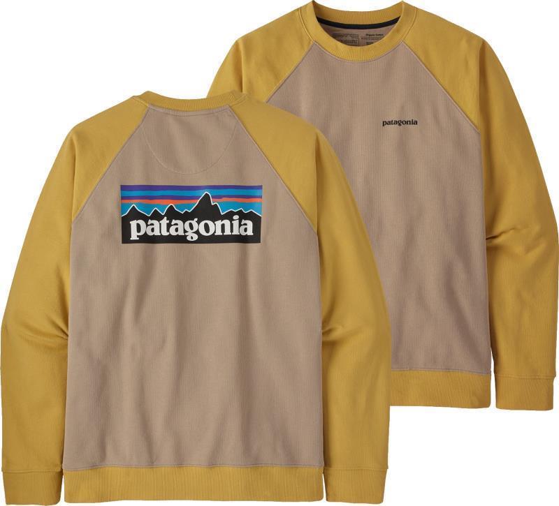 P-6 Logo Organic Crew Sweatshirt - Mens - oar tan 1
