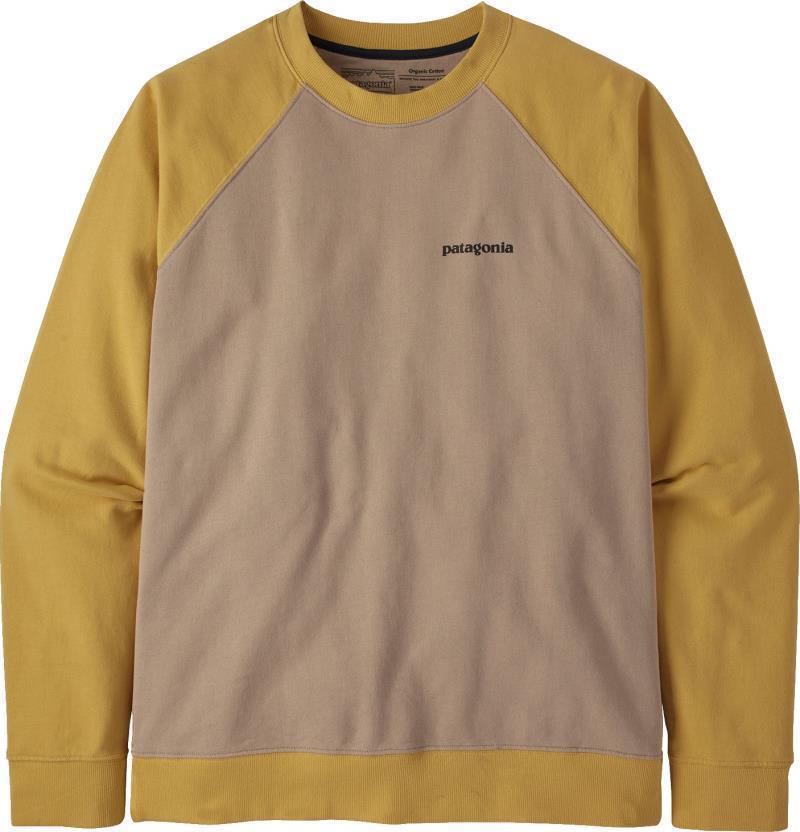 P-6 Logo Organic Crew Sweatshirt - Mens - oar tan 1