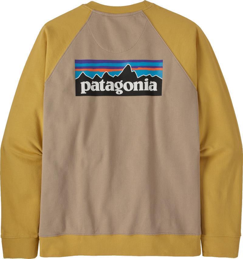 P-6 Logo Organic Crew Sweatshirt - Mens - oar tan 1