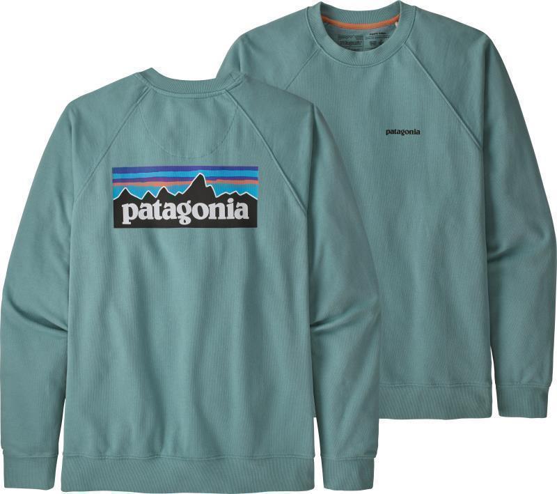 P-6 Logo Organic Crew Sweatshirt - Mens - upwell blue 1