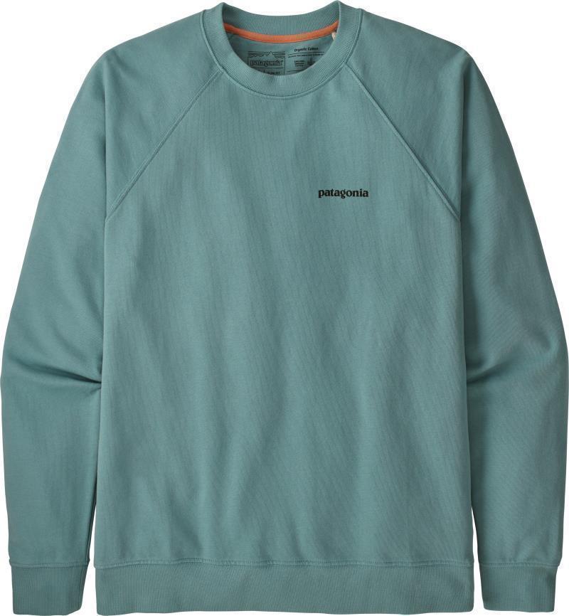 P-6 Logo Organic Crew Sweatshirt - Mens - upwell blue 1