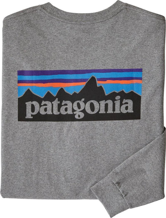 P-6 Logo Responsibili-Tee LS - Mens - Gravel Heather 1