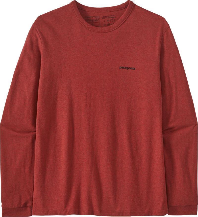 P-6 Logo Responsibili-Tee LS - Womens - Burl Red 3