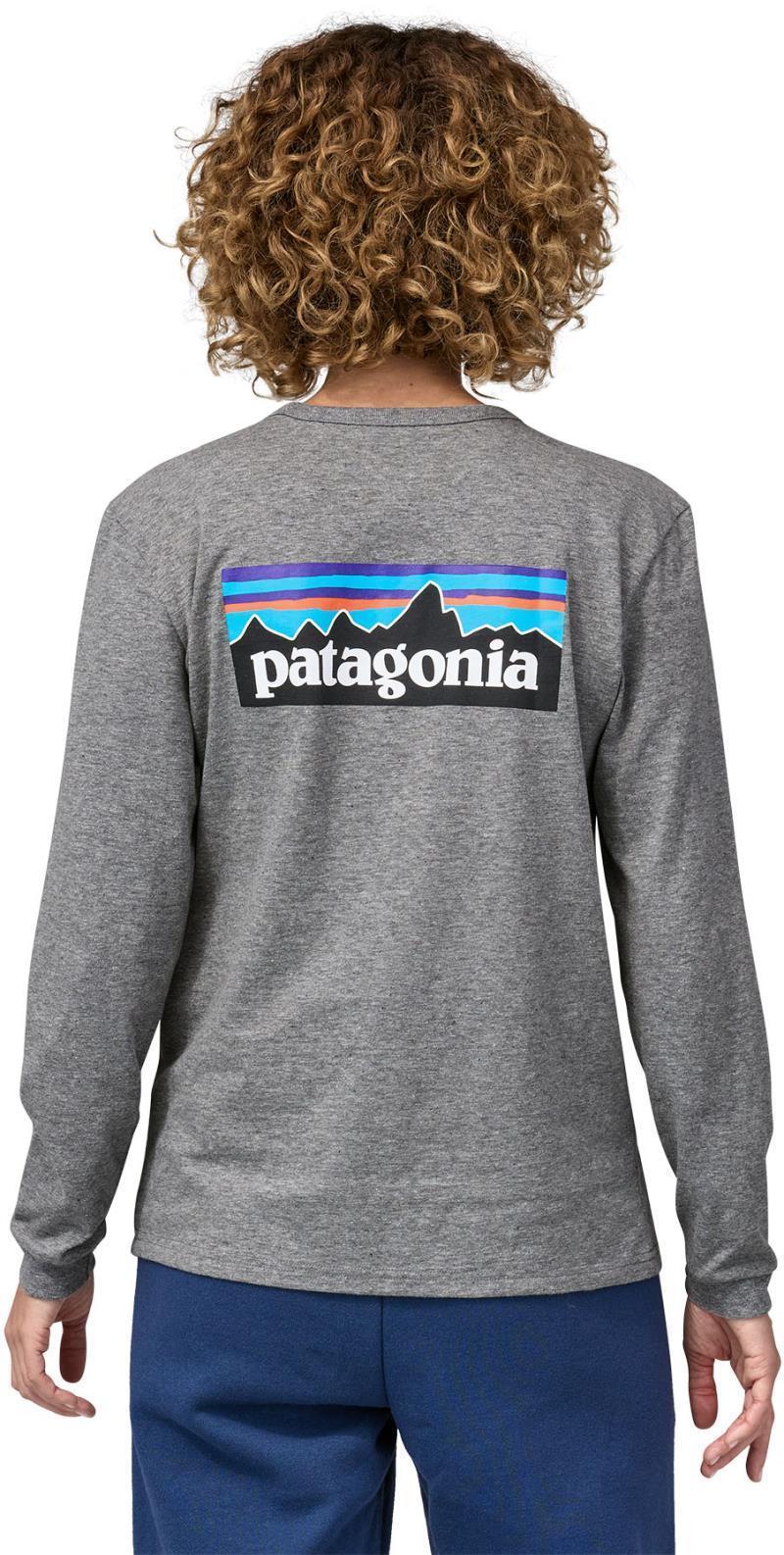 P-6 Logo Responsibili-Tee LS - Womens - Gravel Heather 5