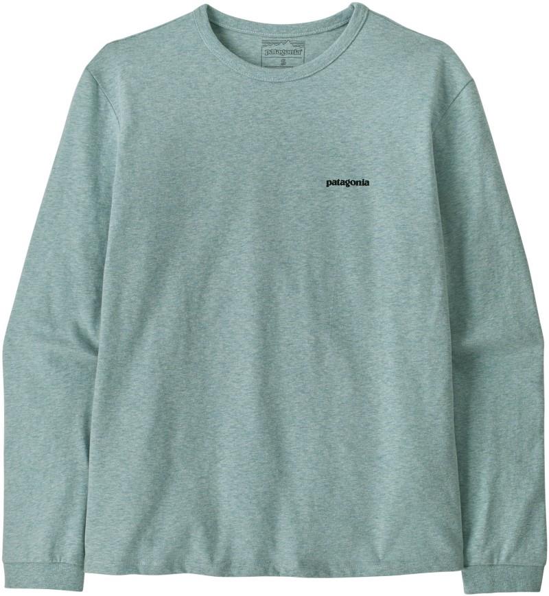 P-6 Logo Responsibili-Tee LS - Womens - p-6 outline / virtually blue 1