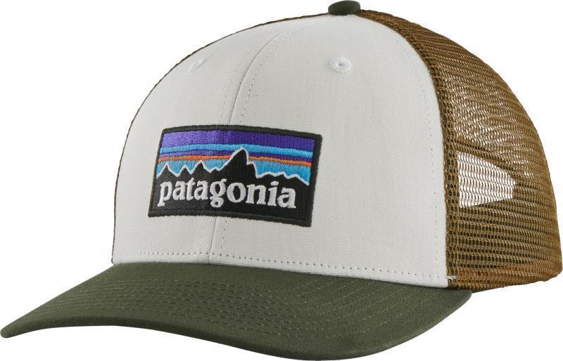 P-6 Logo Trucker Hat - White w/Kelp Forest 1