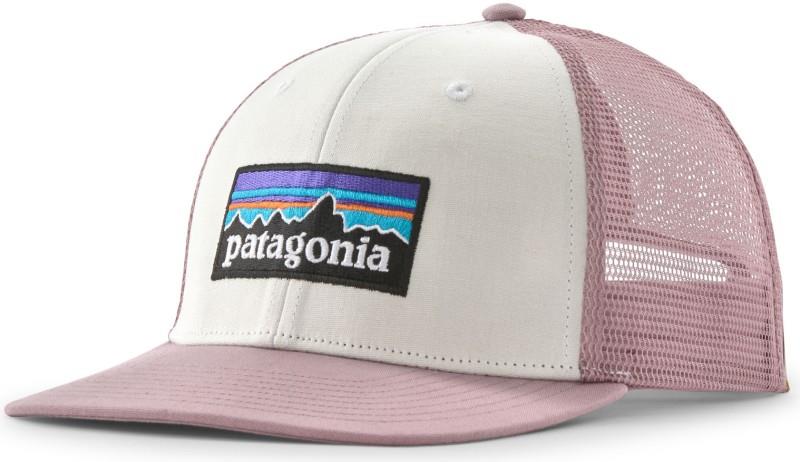 P-6 Logo Trucker Hat - white w/quiet violet 1
