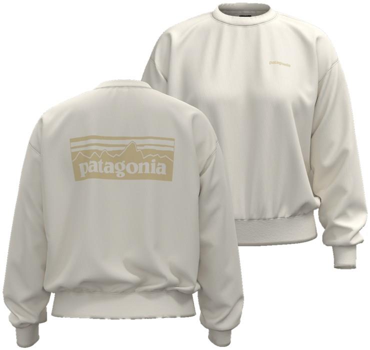 P-6 Mono Logo Daily Crew - Womens - wool white 1