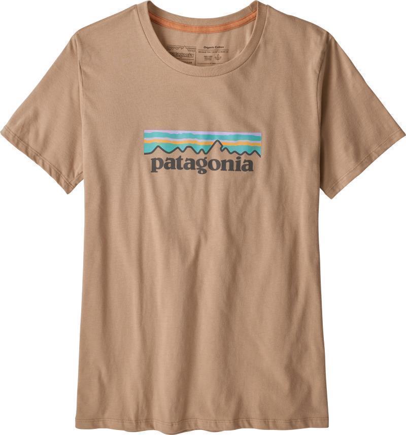 Pastel P-6 Logo Organic Crew T-Shirt - Womens - pampas tan 1