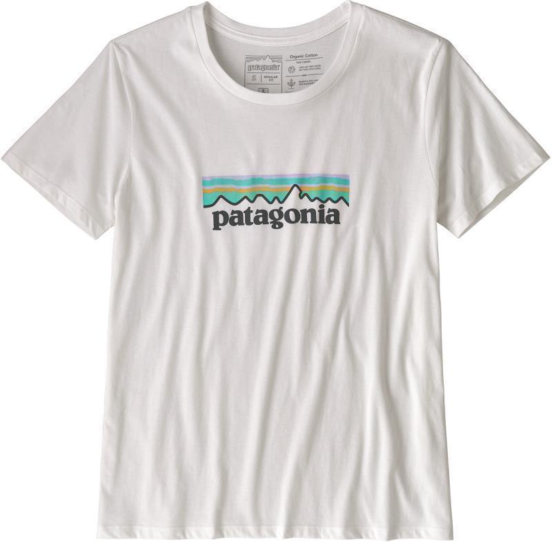 Pastel P-6 Logo Organic Crew T-Shirt - Womens - white 1