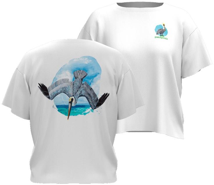 Pelican Plunge Easy-Cut Tee - Womens - white 1