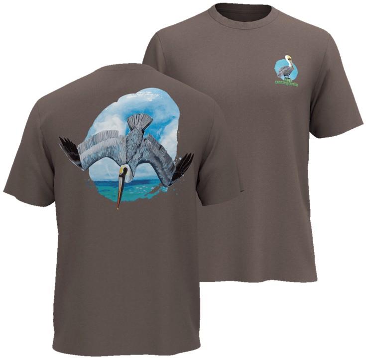 Pelican Plunge T-Shirt - Mens - crimini taupe 1