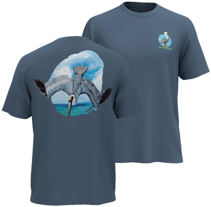 Pelican Plunge T-Shirt - Mens - freshwater blue 1