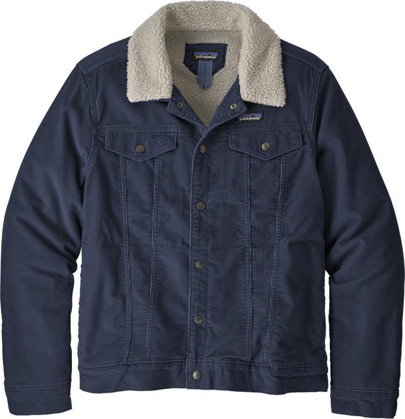 Pile Lined Trucker Jacket - Mens - new navy 1
