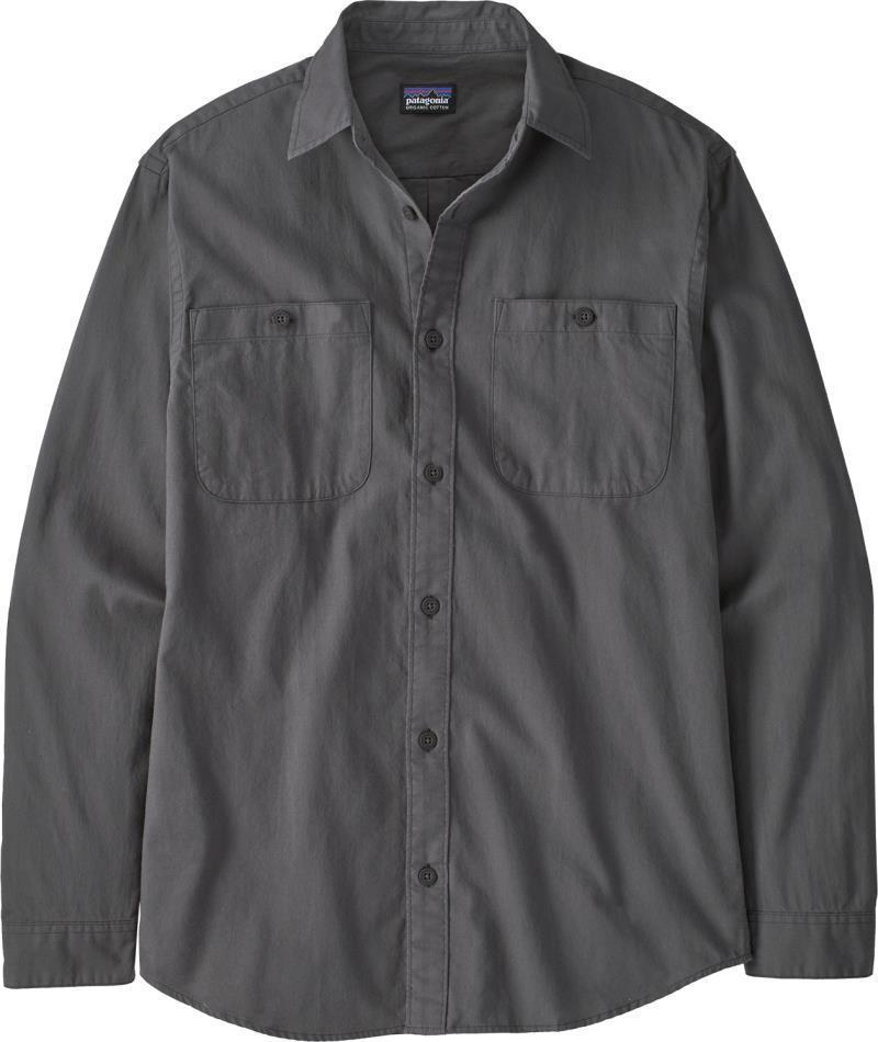 Pima Cotton LS Shirt - Mens - Forge Grey 1
